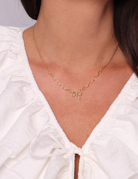 Necklace made of natural stones dendritic agate gold-plated toggle with a pendant