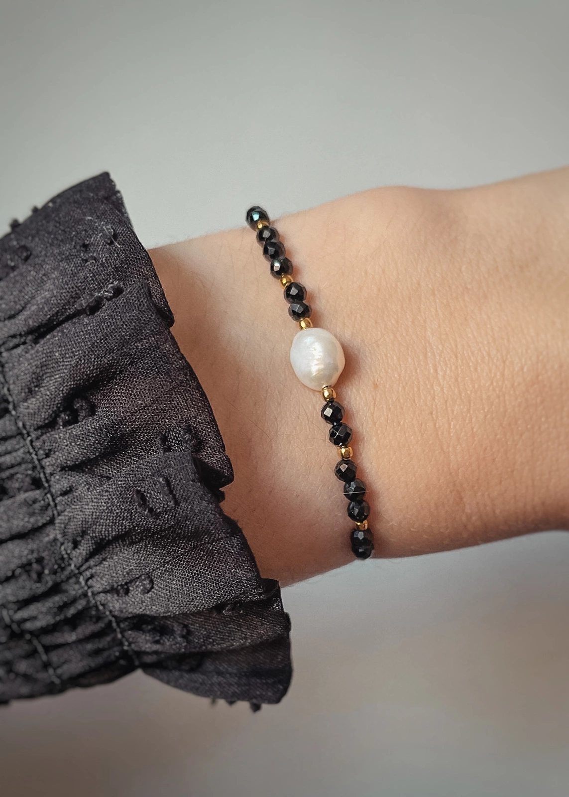 Pearl Silk Cord Bracelet